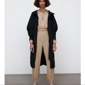 Zara Jogger & Cropped Hoodie Set